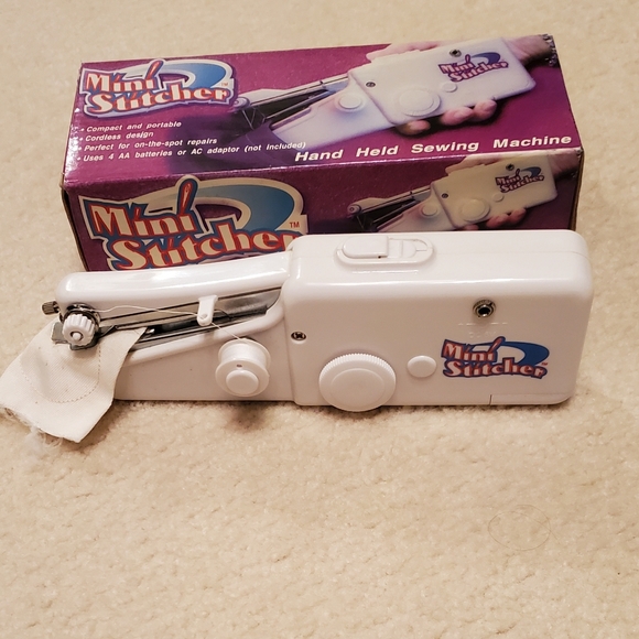 The Original Mini Stitcher Handheld Stitcher 4 Crafts & Cordless Repairs NWT - Picture 2 of 12